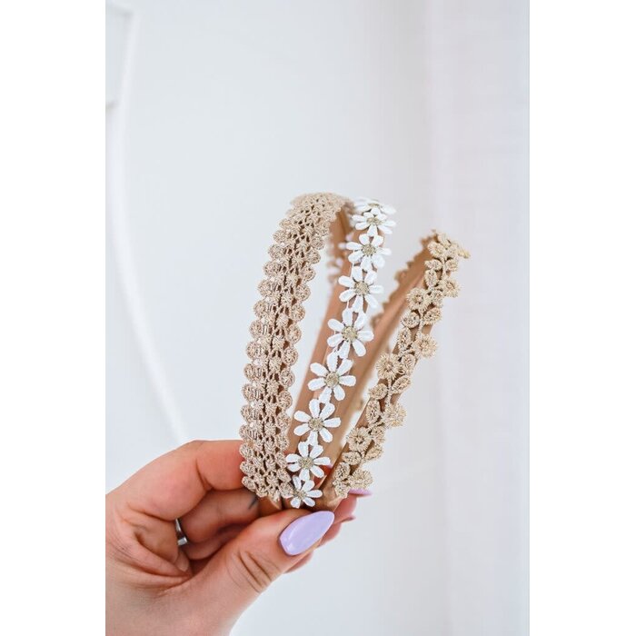 Little Yune Diademen | Daisy Dreams - White Daisy (midden)