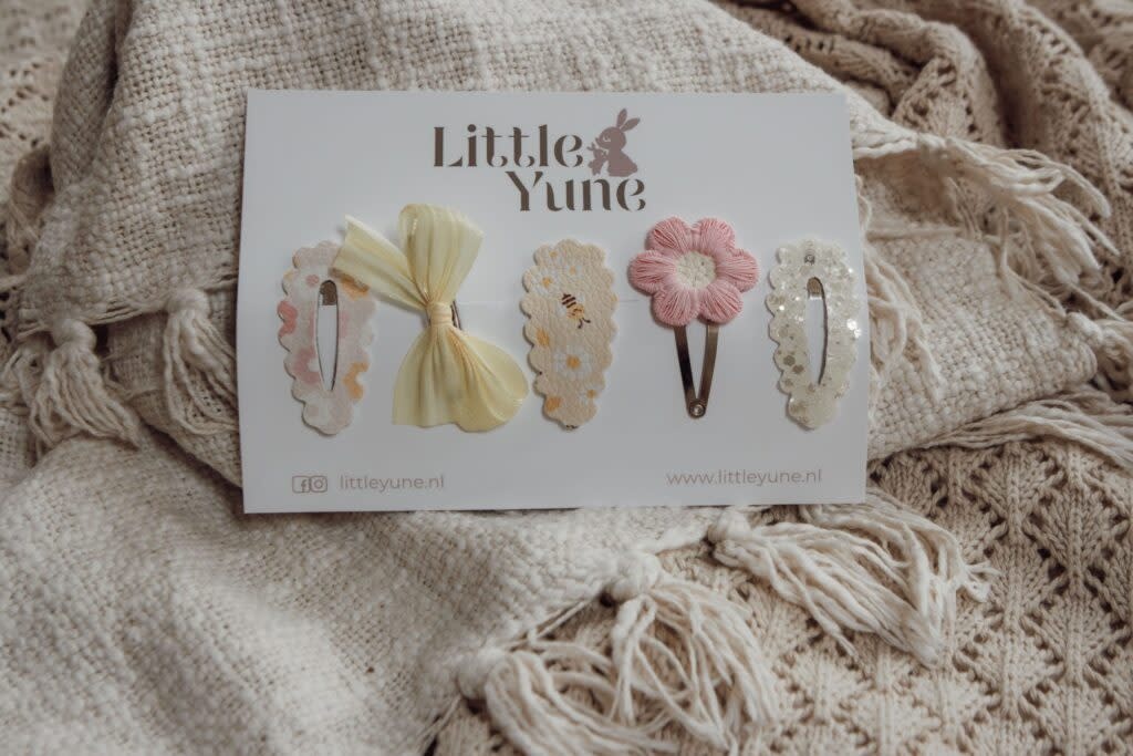 Little Yune Haarspeldjes | Set – Noëlle - 4 cm