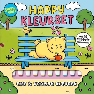 Lantaarn publishers Sunny vibes - Happy kleurset