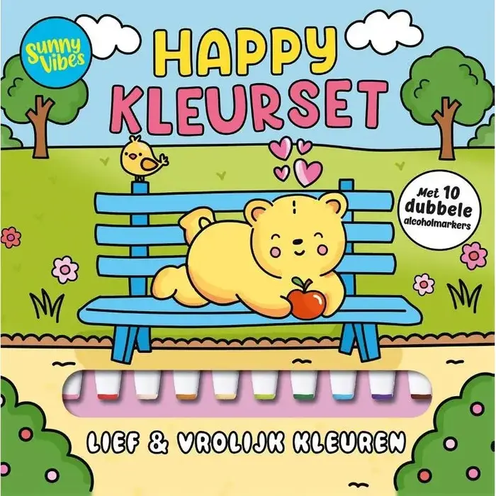 Lantaarn publishers Sunny vibes - Happy kleurset