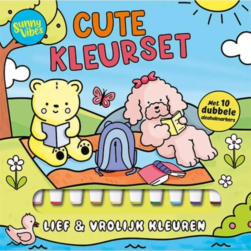 Lantaarn publishers Sunny vibes - Cute kleurset