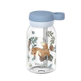 Mepal drinkfles met rietje campus 450 ml - forest friends