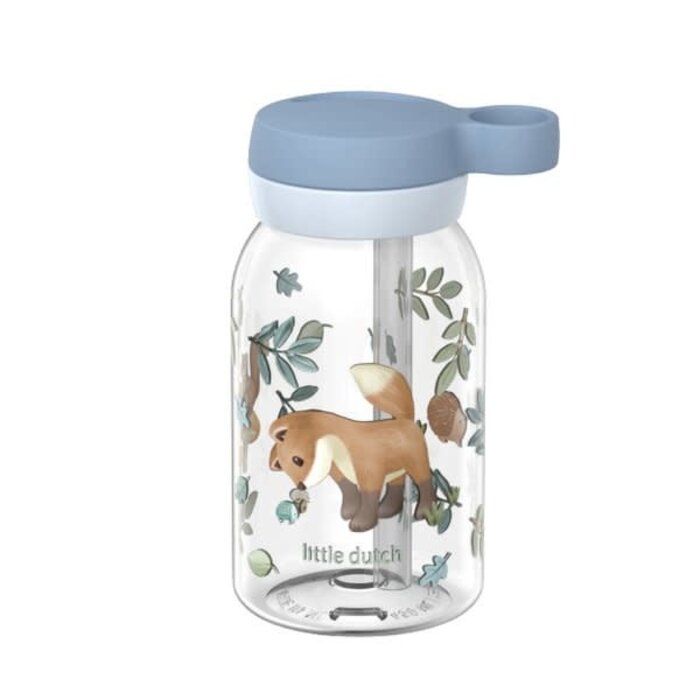 Mepal drinkfles met rietje campus 450 ml - forest friends