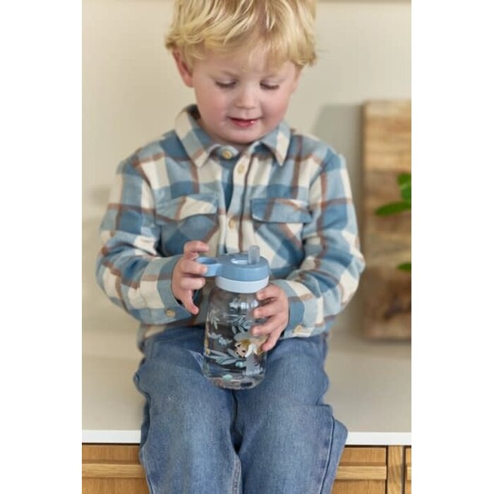 Mepal drinkfles met rietje campus 450 ml - forest friends