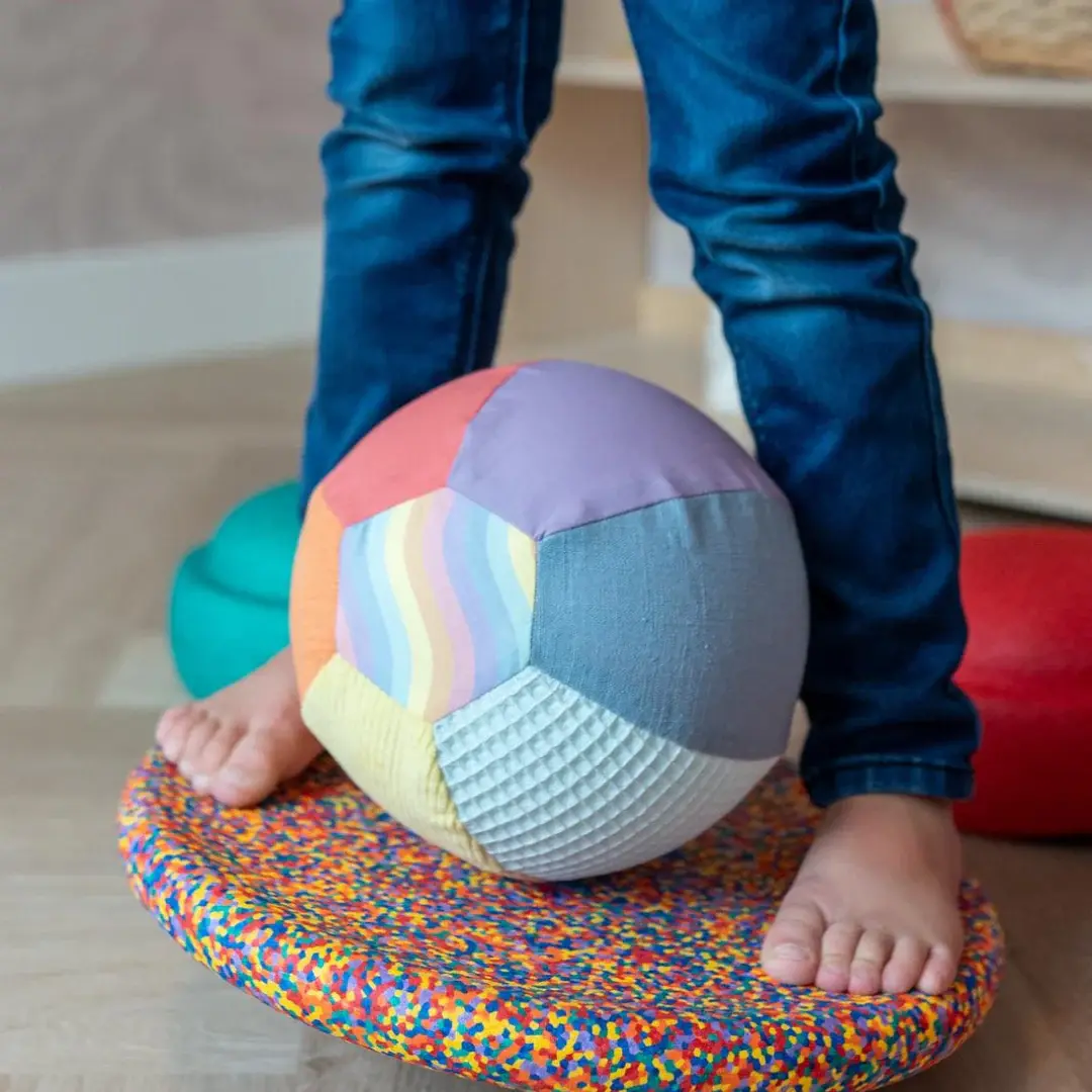 Little Botanic label Sensorische Ballonbal - pastel
