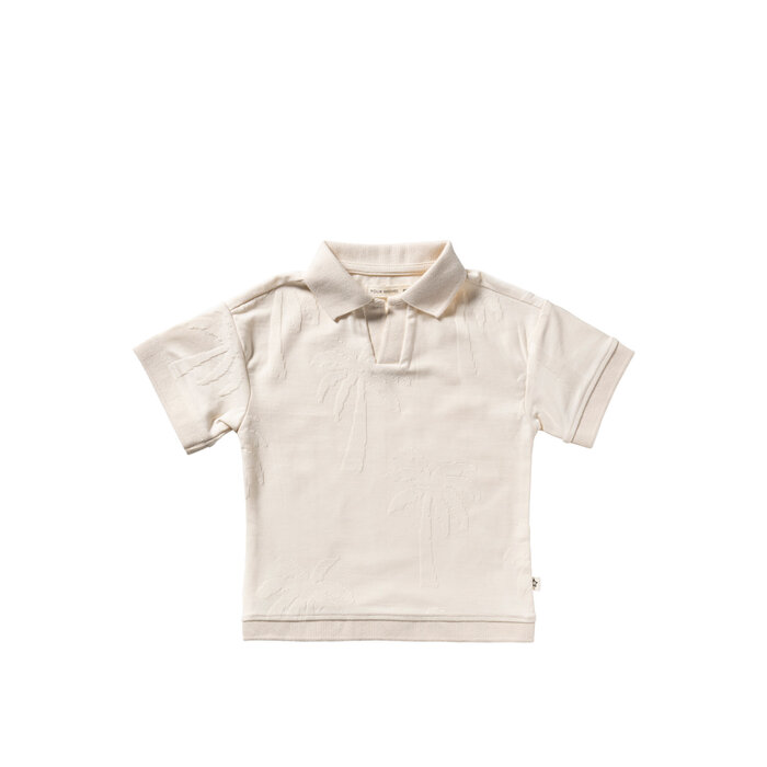 Your Wishes Stamped Palms | Casual Polo White Swan