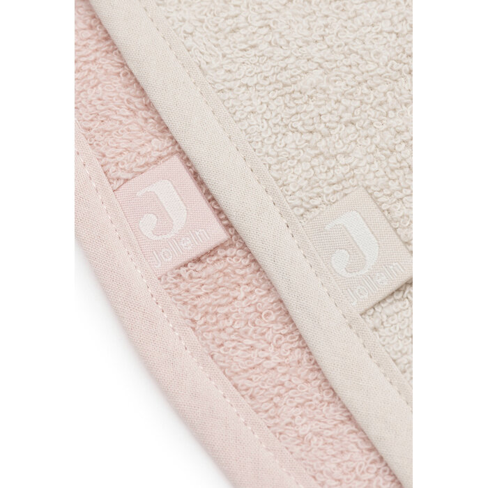 Jollein Slab Badstof Silk Rose/Sand (2pack)
