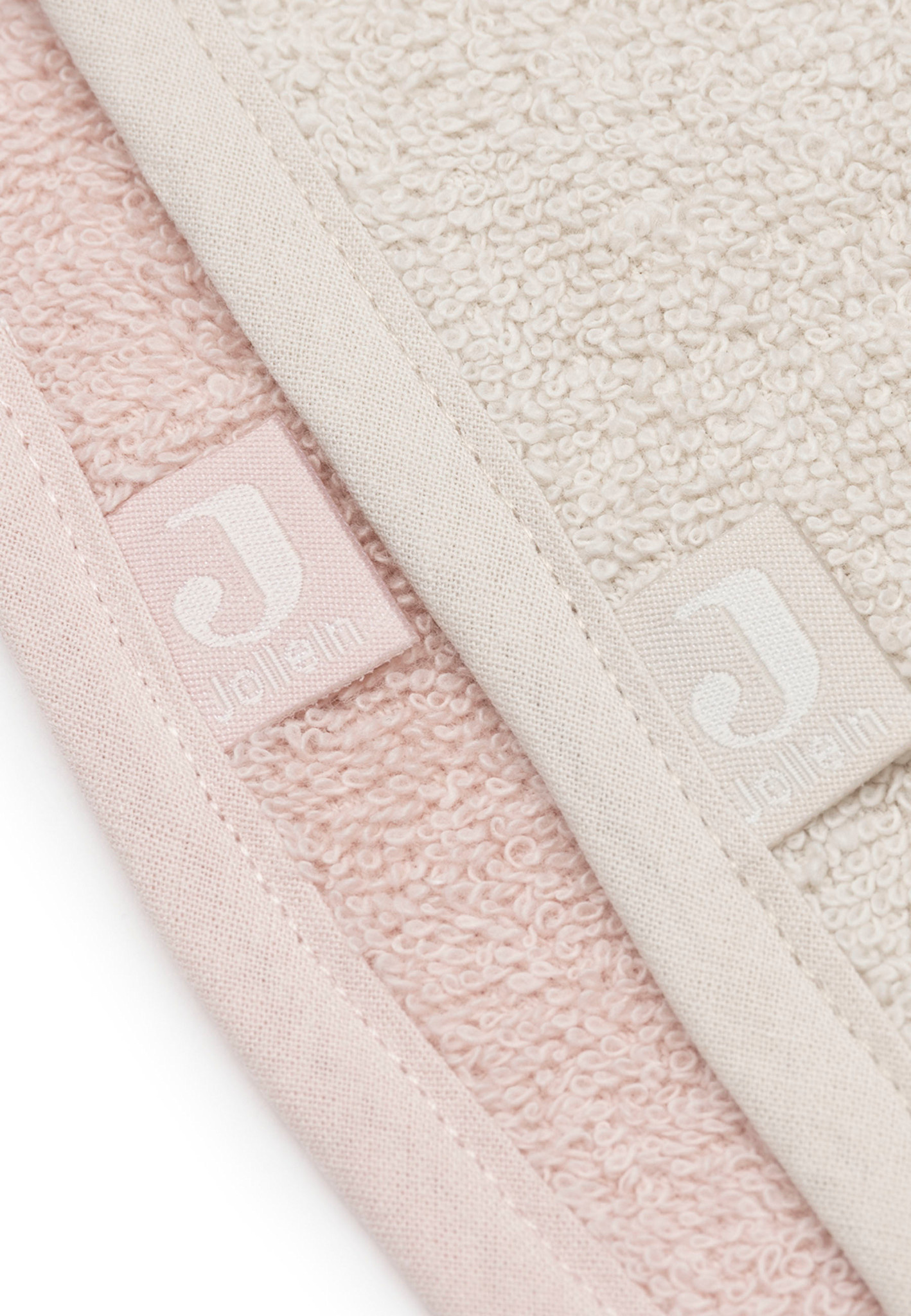 Jollein Slab Badstof Silk Rose/Sand (2pack)