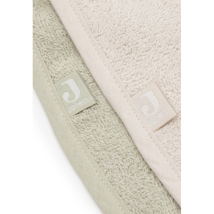 Jollein Slab Badstof Soft Matcha/Sand (2pack)