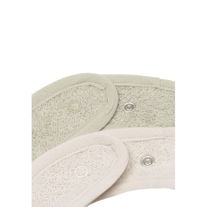 Jollein Slab Badstof Soft Matcha/Sand (2pack)
