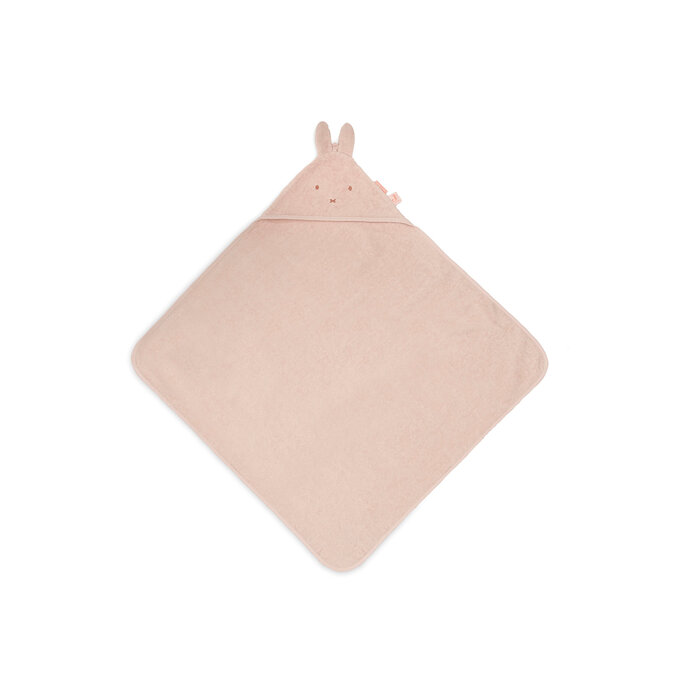 Jollein Badcape badstof 75x75cm Miffy Silk Rose