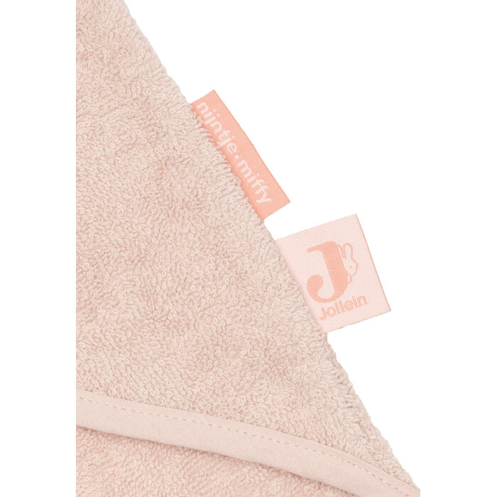 Jollein Badcape badstof 75x75cm Miffy Silk Rose
