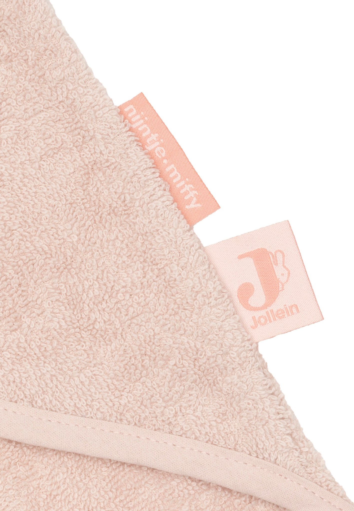 Jollein Badcape badstof 75x75cm Miffy Silk Rose