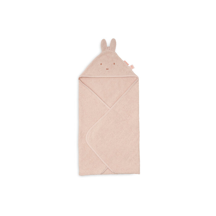 Jollein Badcape badstof 75x75cm Miffy Silk Rose