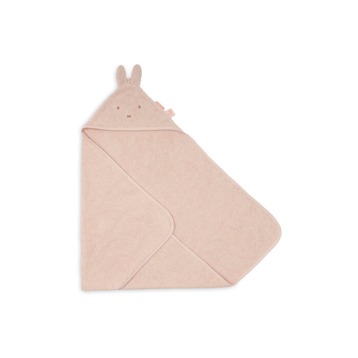 Jollein Badcape badstof 75x75cm Miffy Silk Rose
