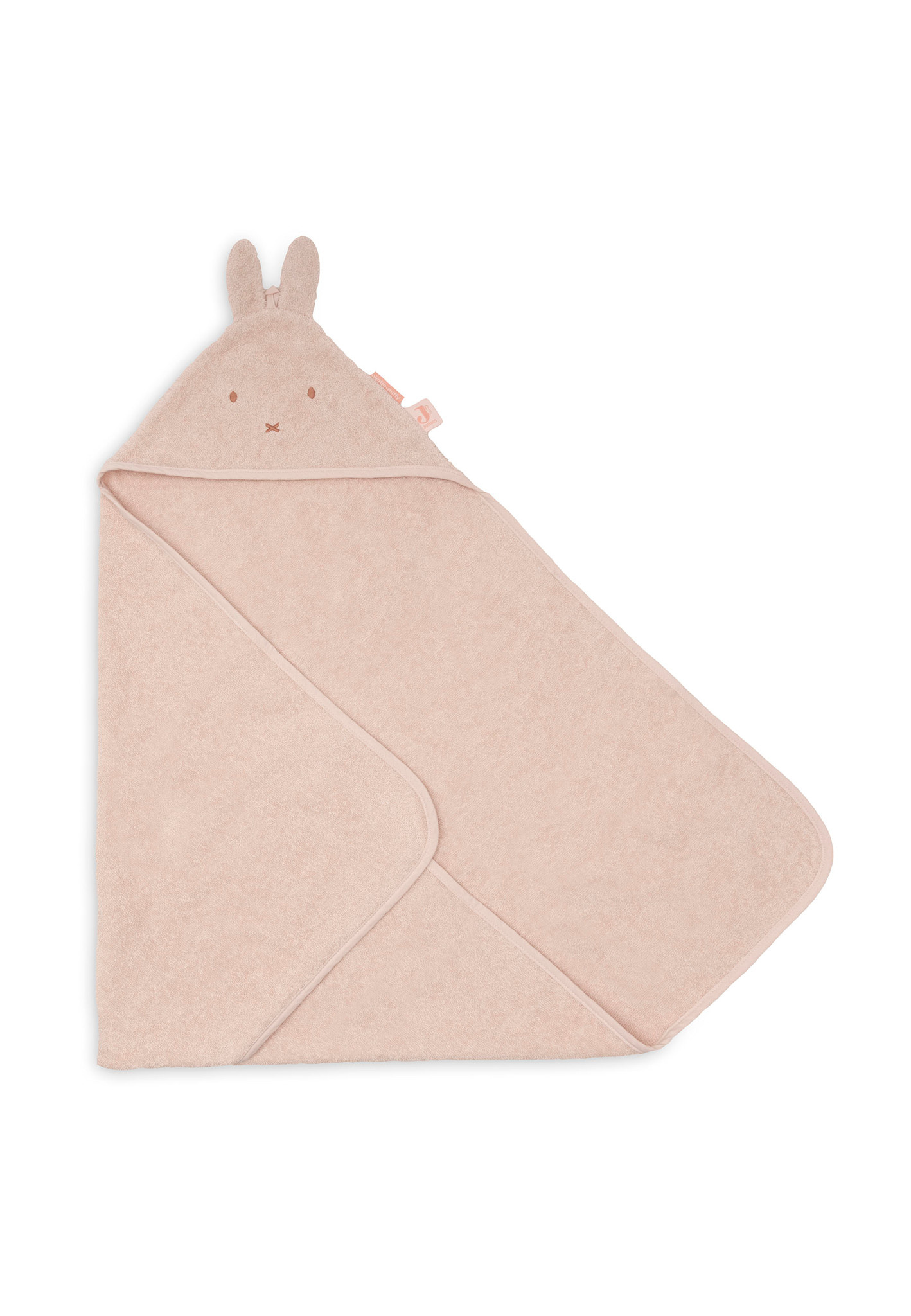 Jollein Badcape badstof 75x75cm Miffy Silk Rose
