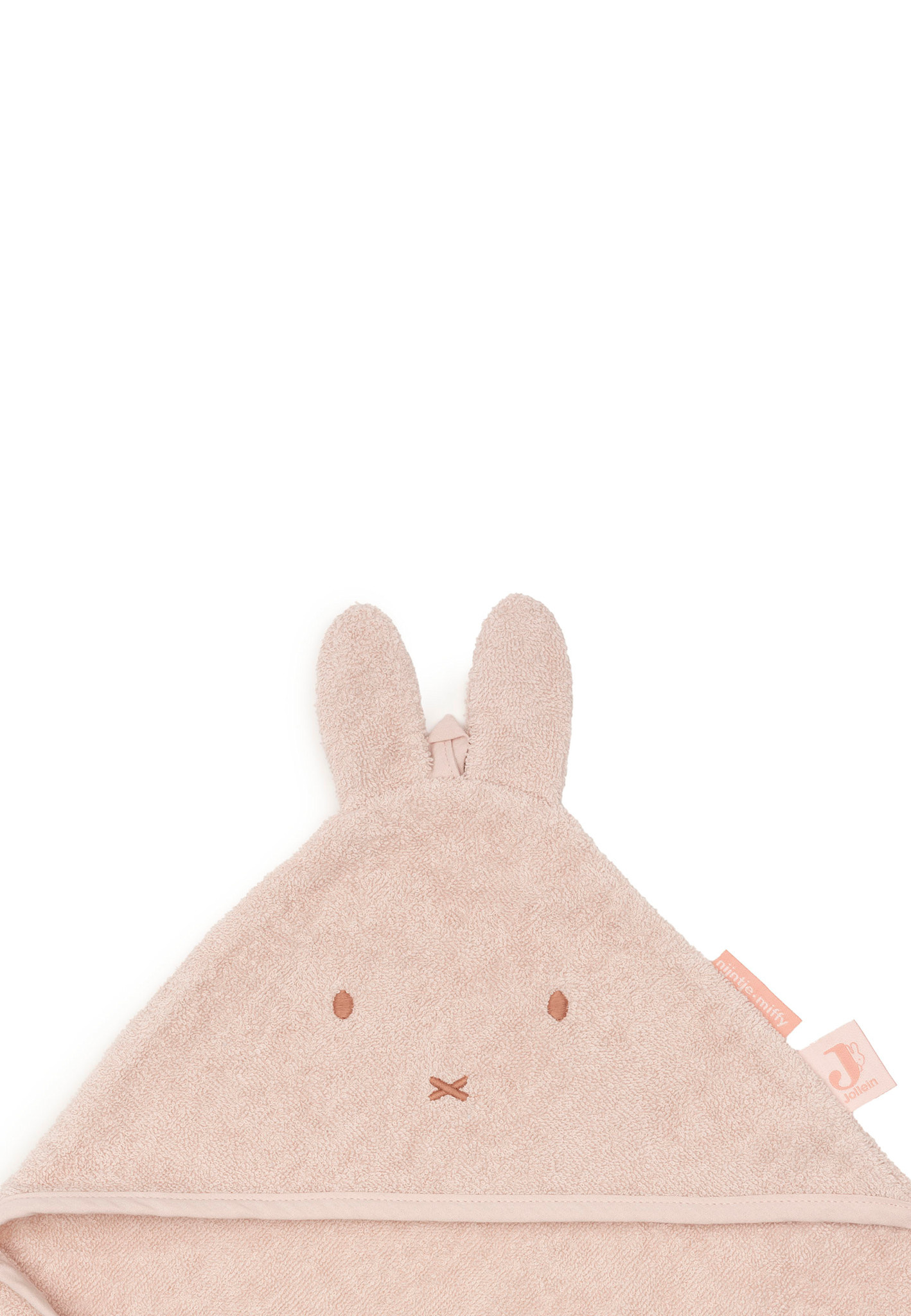 Jollein Badcape badstof 75x75cm Miffy Silk Rose