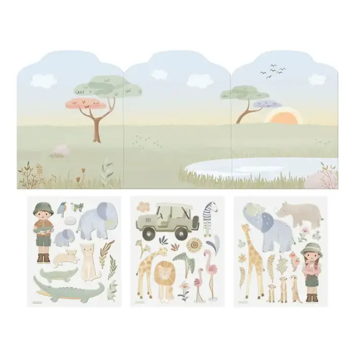 Little Dutch Herbruikbaar stickerboek - Jim en Rosa