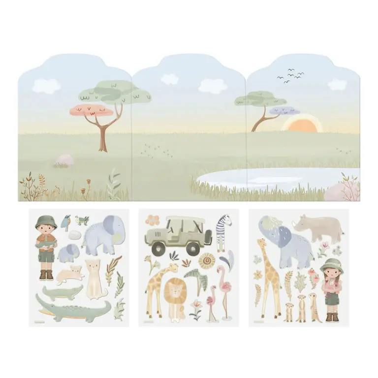 Little Dutch Herbruikbaar stickerboek - Jim en Rosa