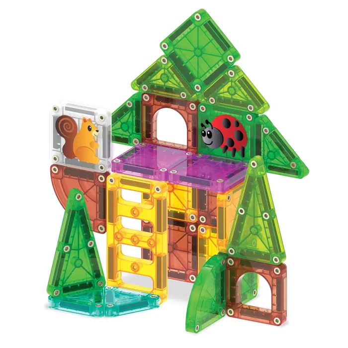 Magna-Tiles MAGNA-TILES® microMAGS Treehouse 24-Piece Travel Set