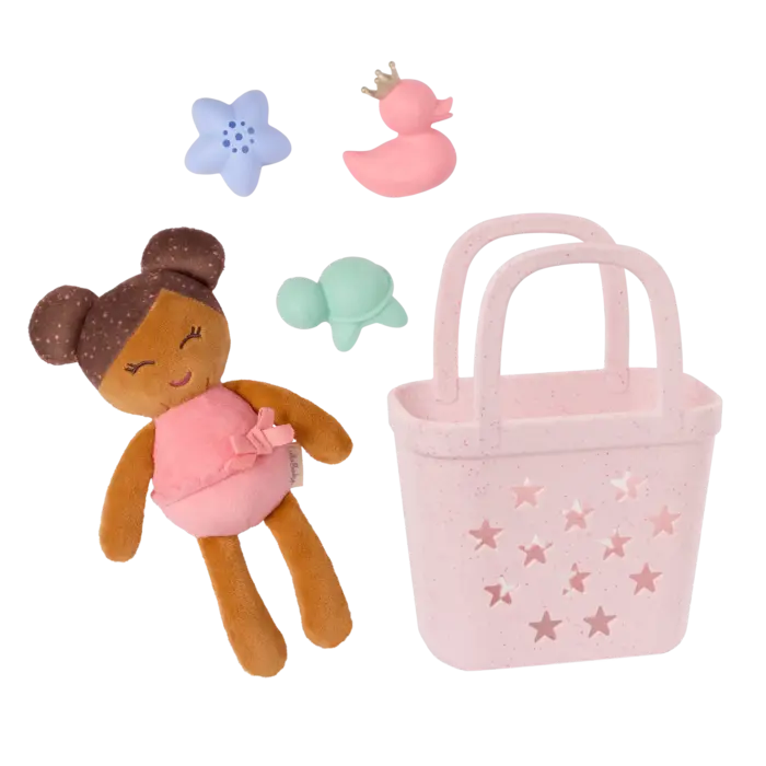 LullaBaby LullaBaby - Bath Doll in a Basket Playset