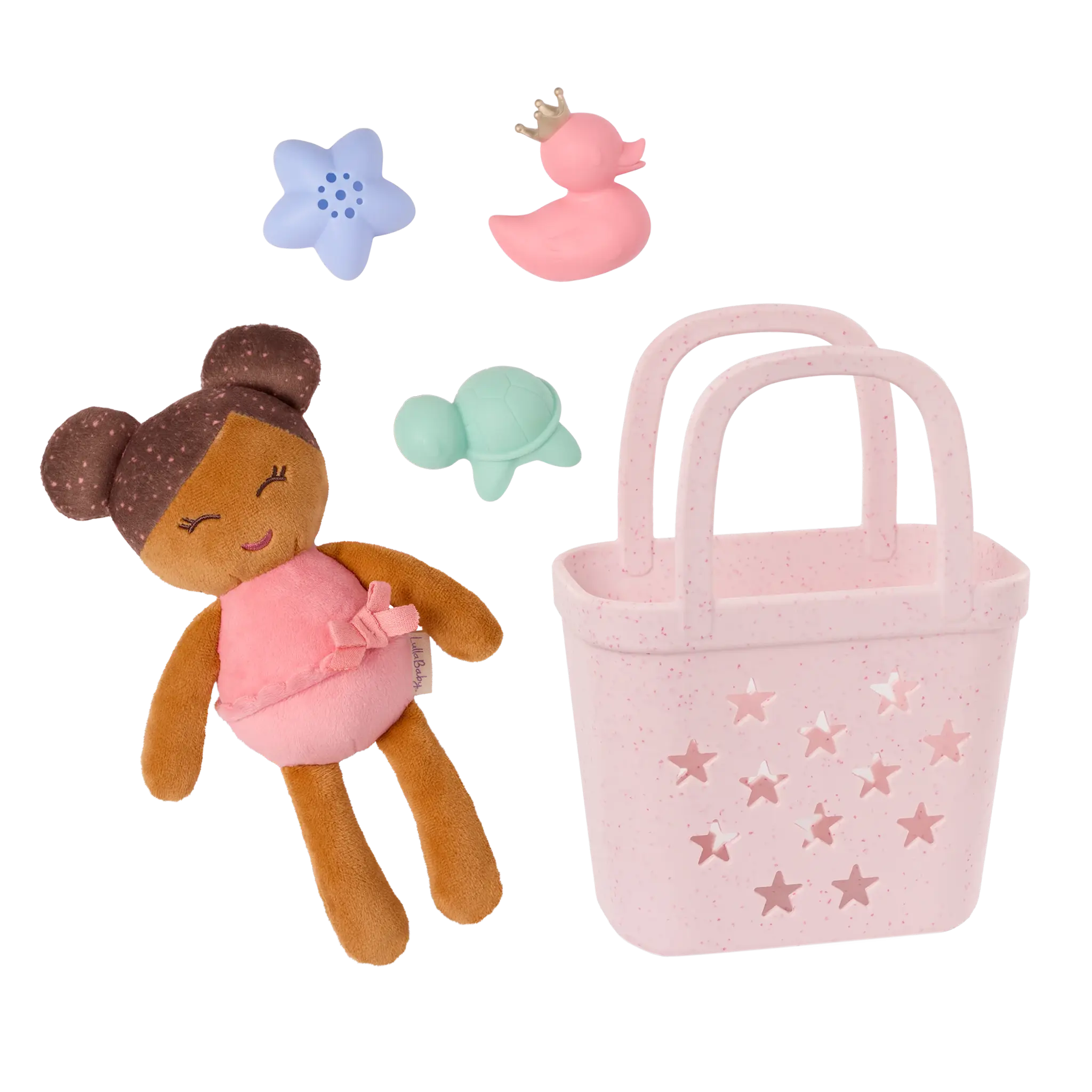LullaBaby LullaBaby - Bath Doll in a Basket Playset