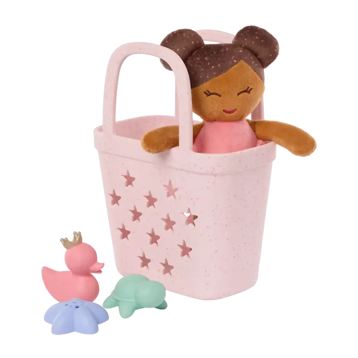 LullaBaby LullaBaby - Bath Doll in a Basket Playset