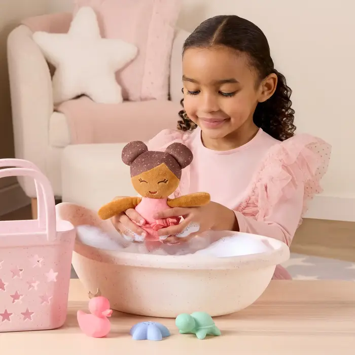 LullaBaby LullaBaby - Bath Doll in a Basket Playset