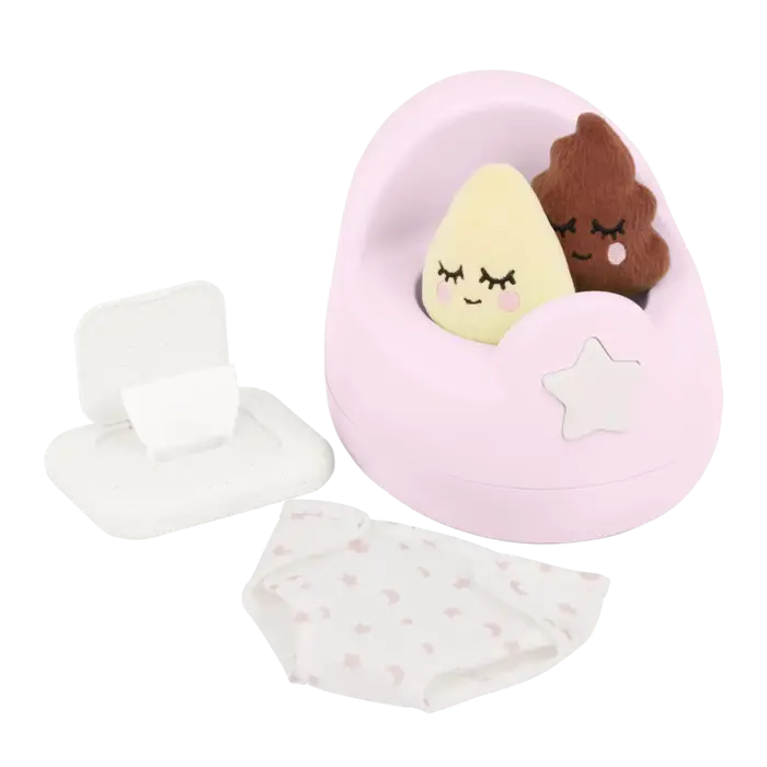 LullaBaby LullaBaby - Dolly Potty set Pink
