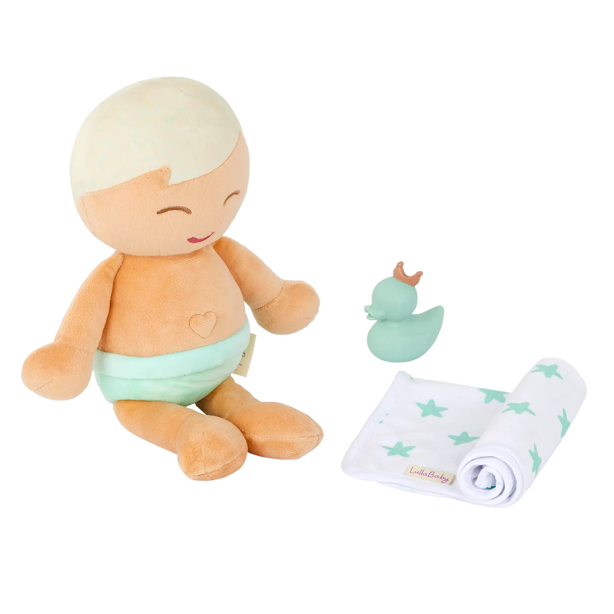 LullaBaby LullaBaby - Plush Boy Bath Doll & Accessory