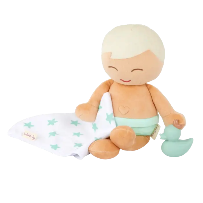 LullaBaby LullaBaby - Plush Boy Bath Doll & Accessory