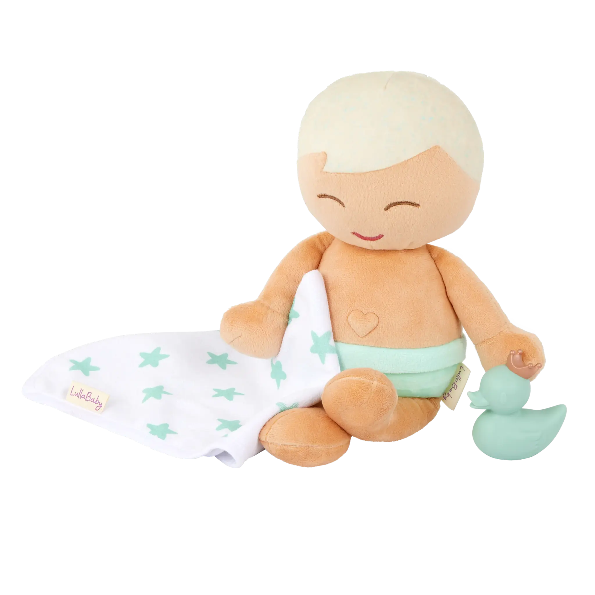 LullaBaby LullaBaby - Plush Boy Bath Doll & Accessory
