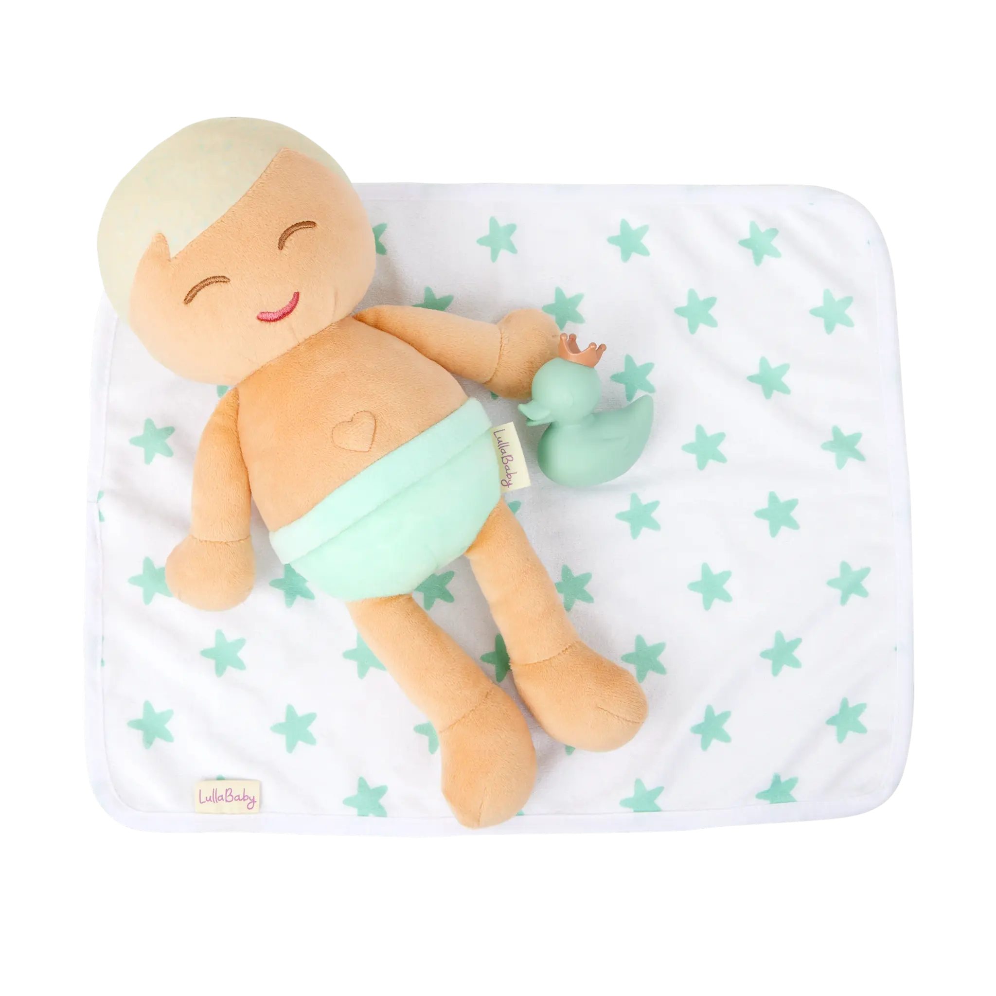 LullaBaby LullaBaby - Plush Boy Bath Doll & Accessory