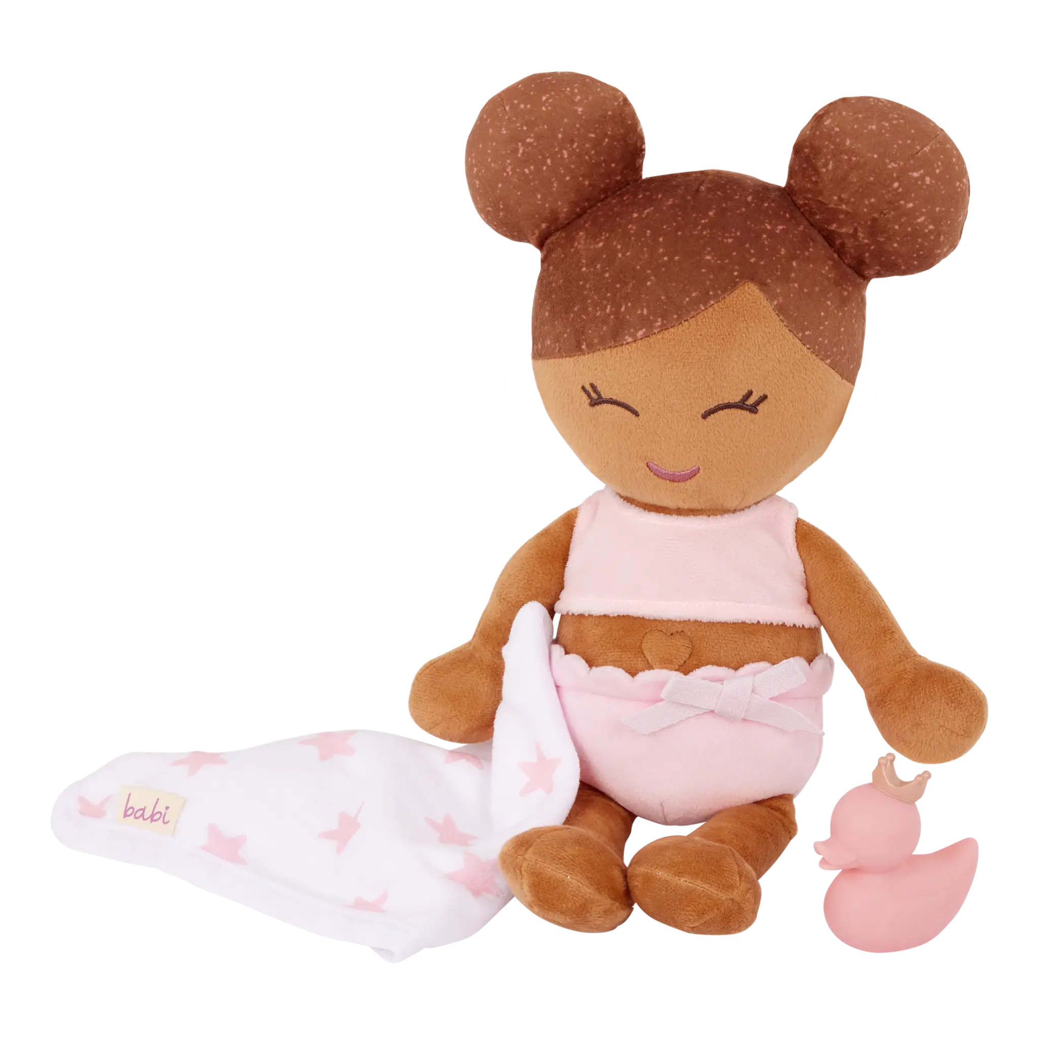 LullaBaby LullaBaby - Plush Girl Bath Doll & Accessory