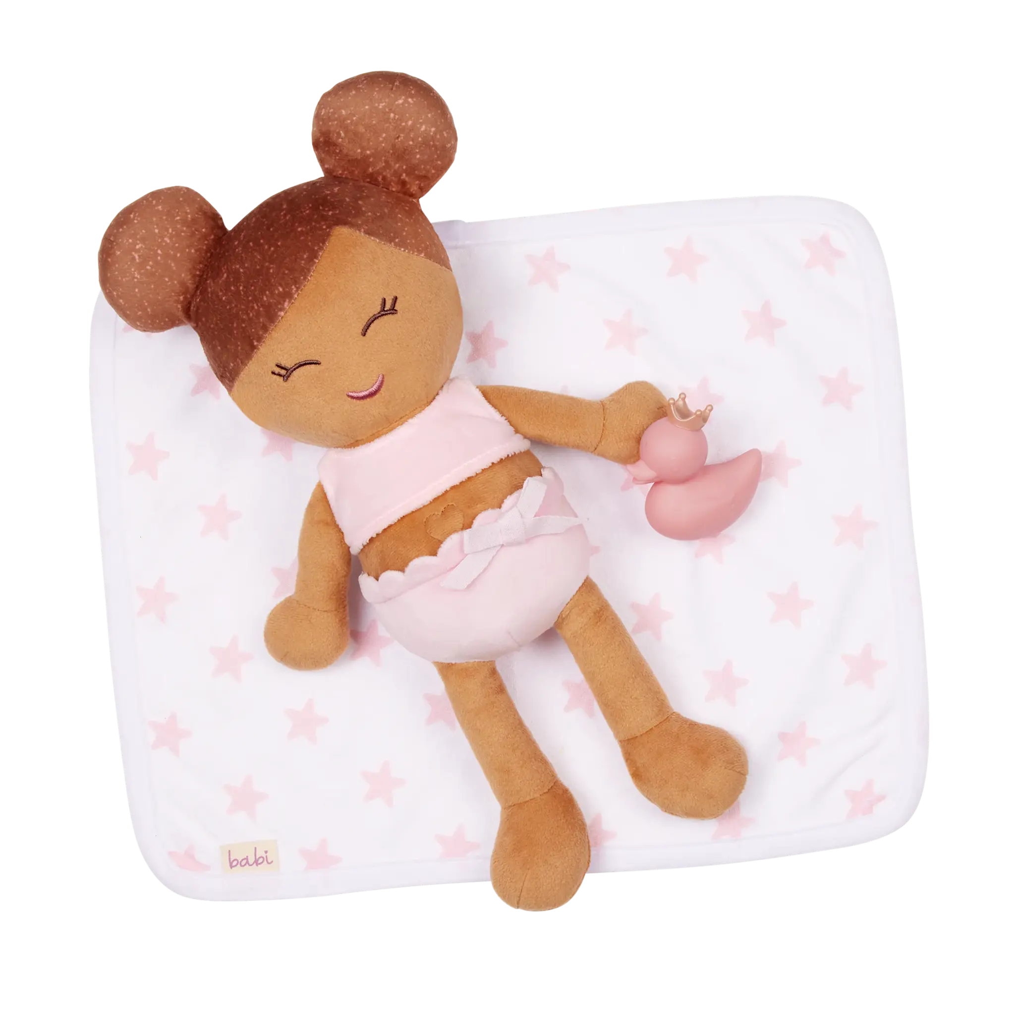 LullaBaby LullaBaby - Plush Girl Bath Doll & Accessory
