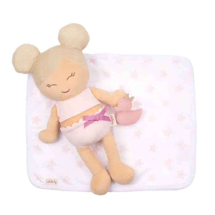 LullaBaby LullaBaby - Plush Girl (Blank) Bath Doll & Accessory