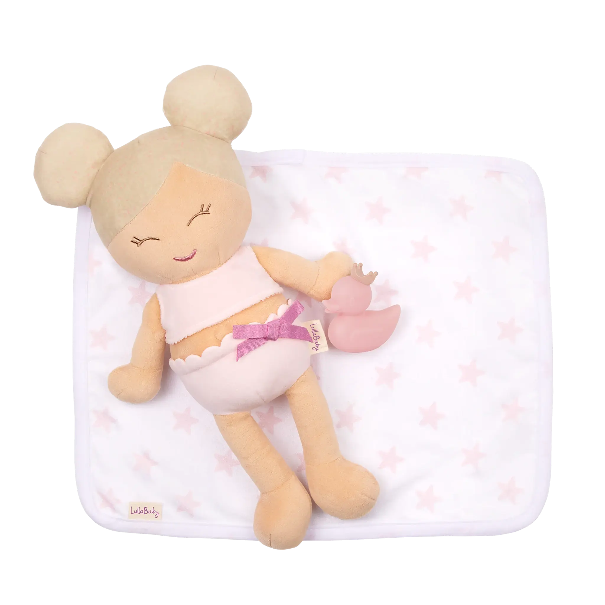LullaBaby LullaBaby - Plush Girl (Blank) Bath Doll & Accessory