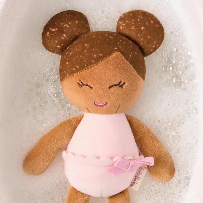 LullaBaby LullaBaby - Small Plush Bath Brown Hair Girl Doll