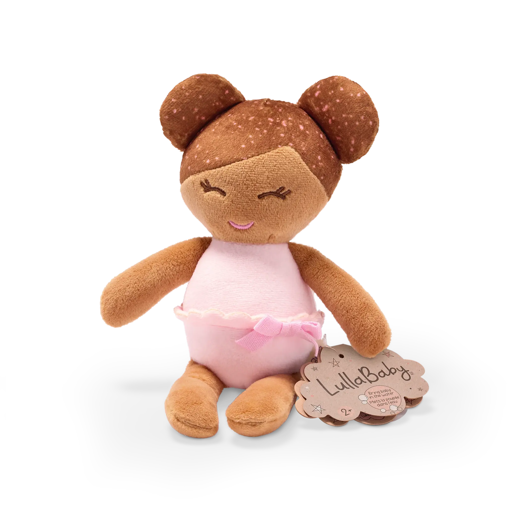 LullaBaby LullaBaby - Small Plush Bath Brown Hair Girl Doll