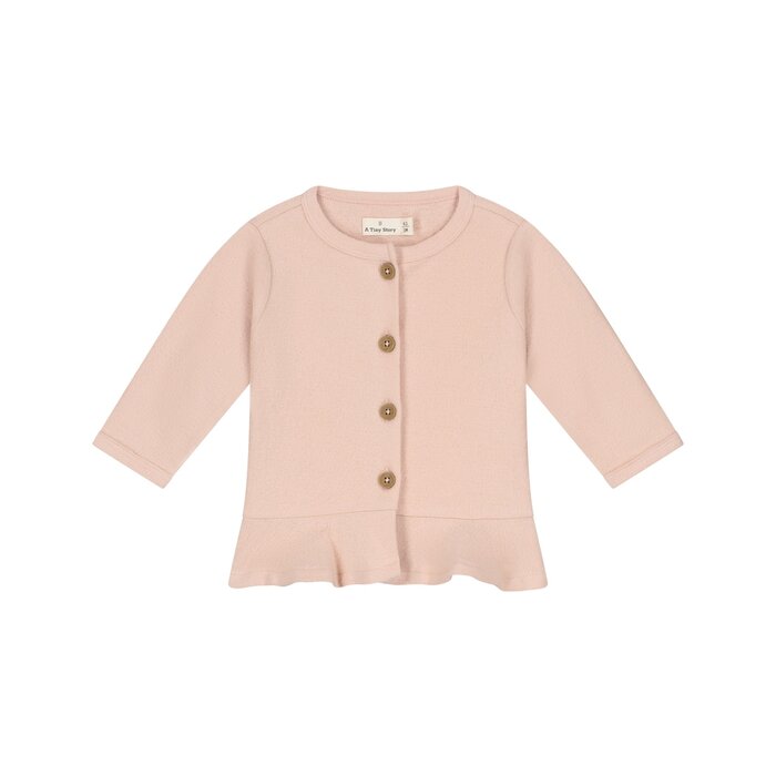 A Tiny Story baby cardigan Old pink