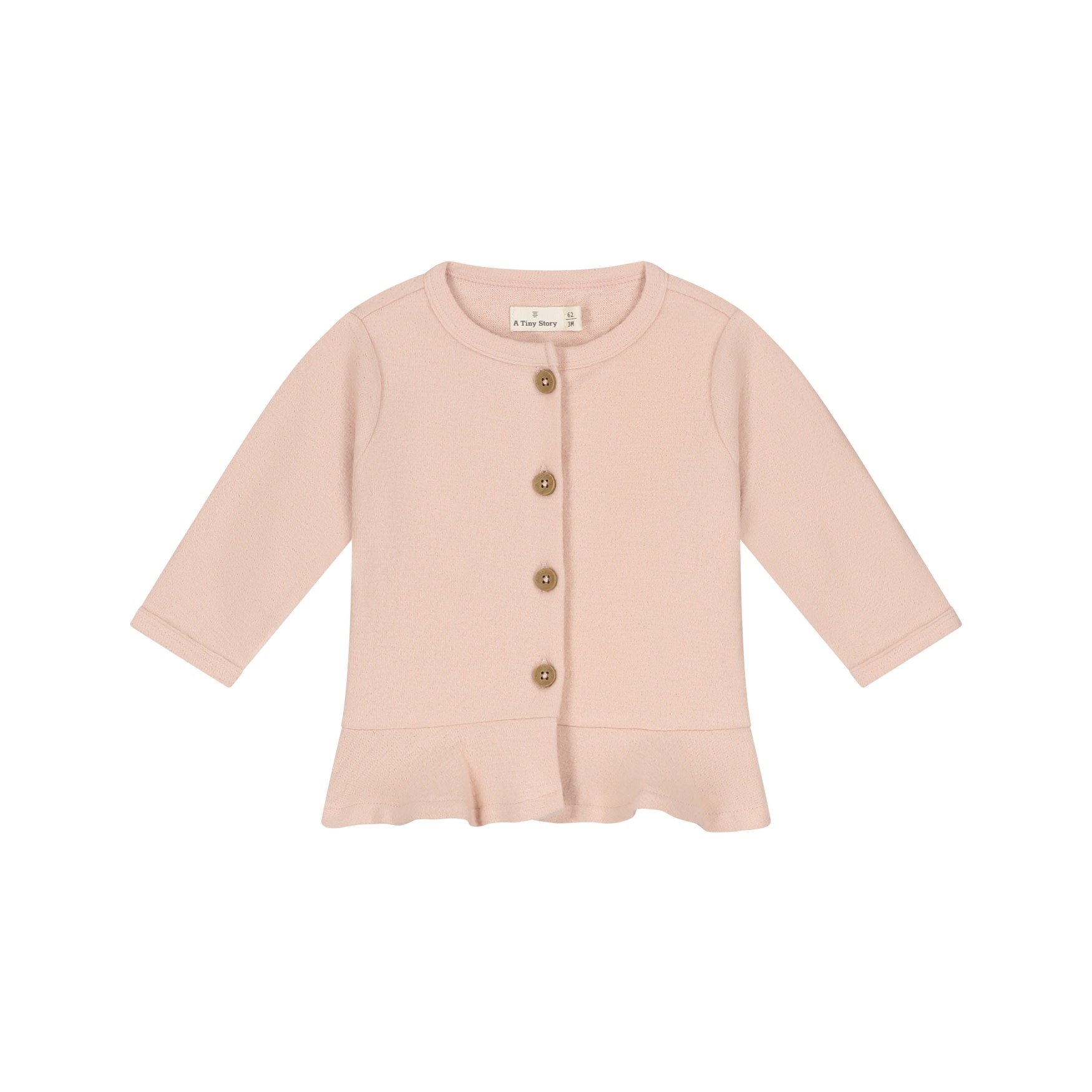 A Tiny Story baby cardigan Old pink
