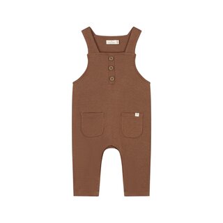 A Tiny Story baby dungaree Coffee