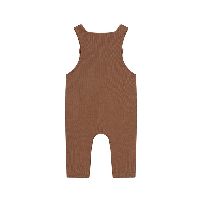 A Tiny Story baby dungaree Coffee