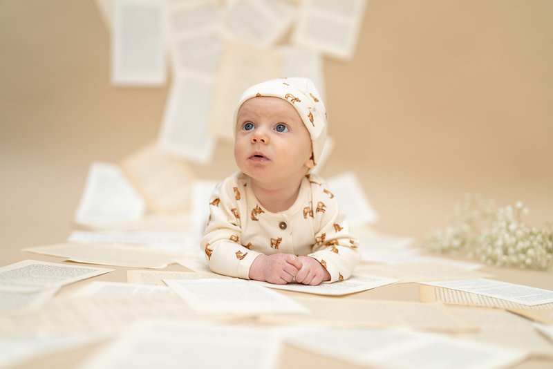 A Tiny Story baby hat Ivory