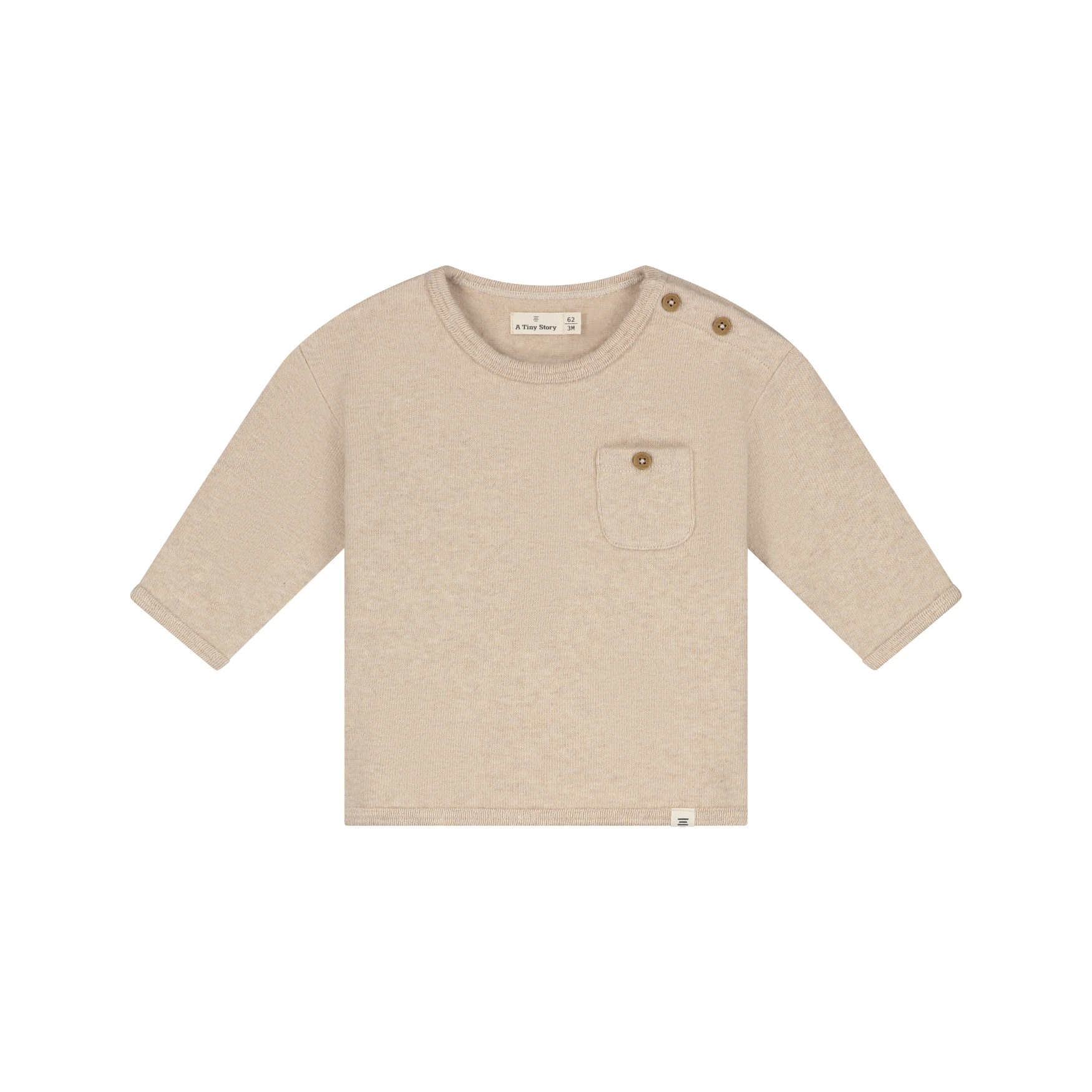 A Tiny Story baby pullover Beige melange