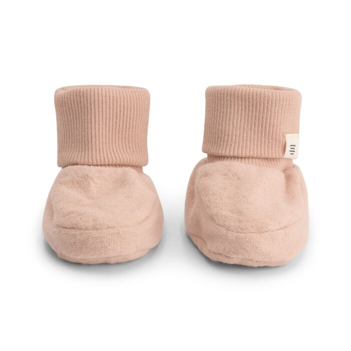 A Tiny Story baby slippers Old pink