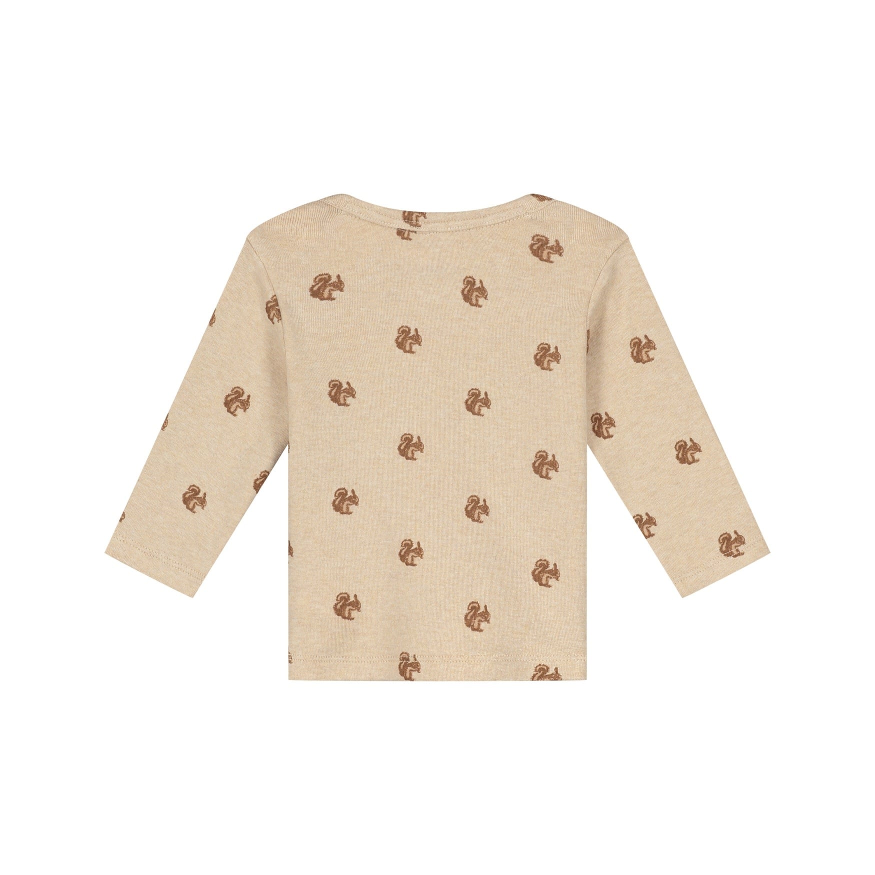 A Tiny Story baby t-shirt long sleeve Beige melange