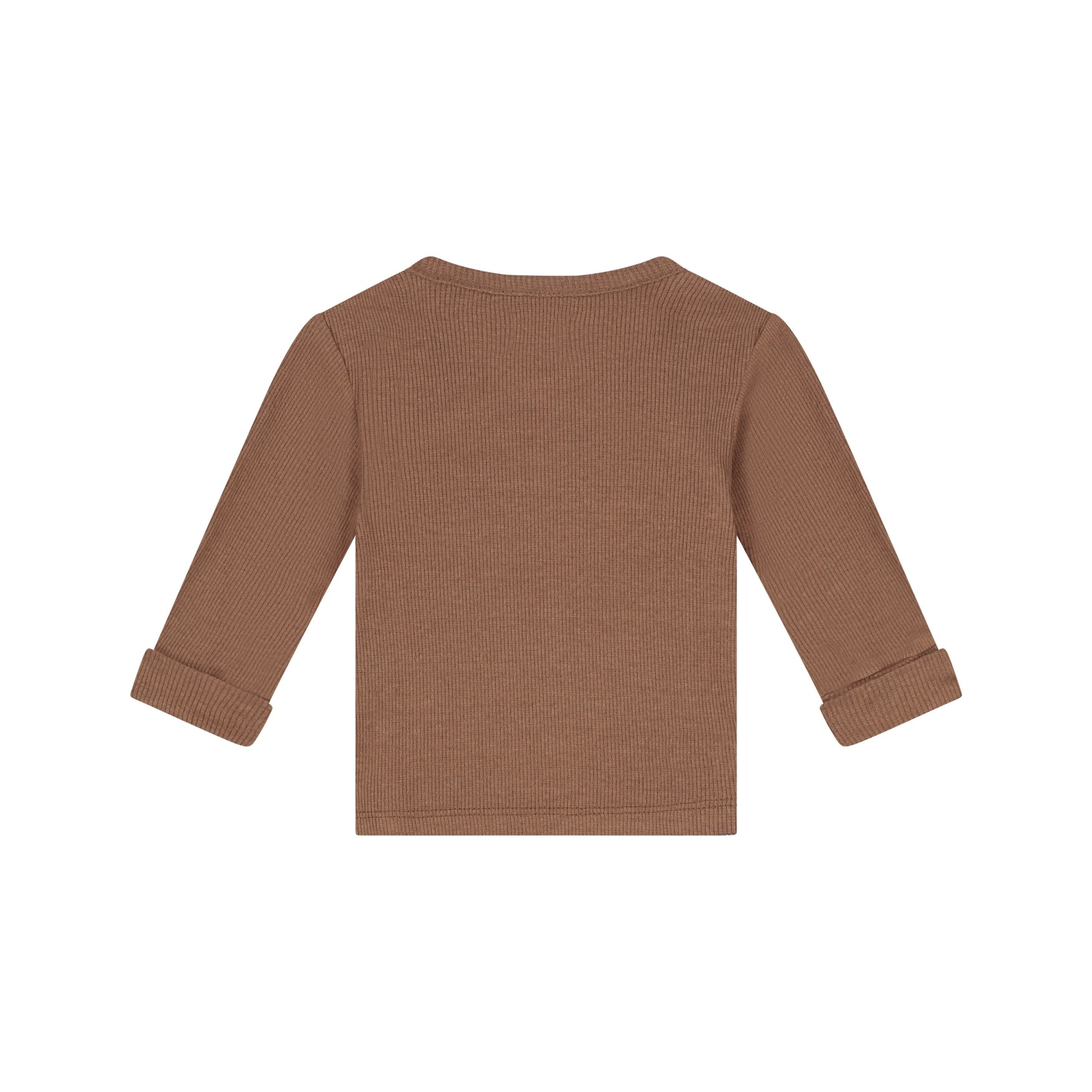 A Tiny Story baby t-shirt long sleeve Coffee