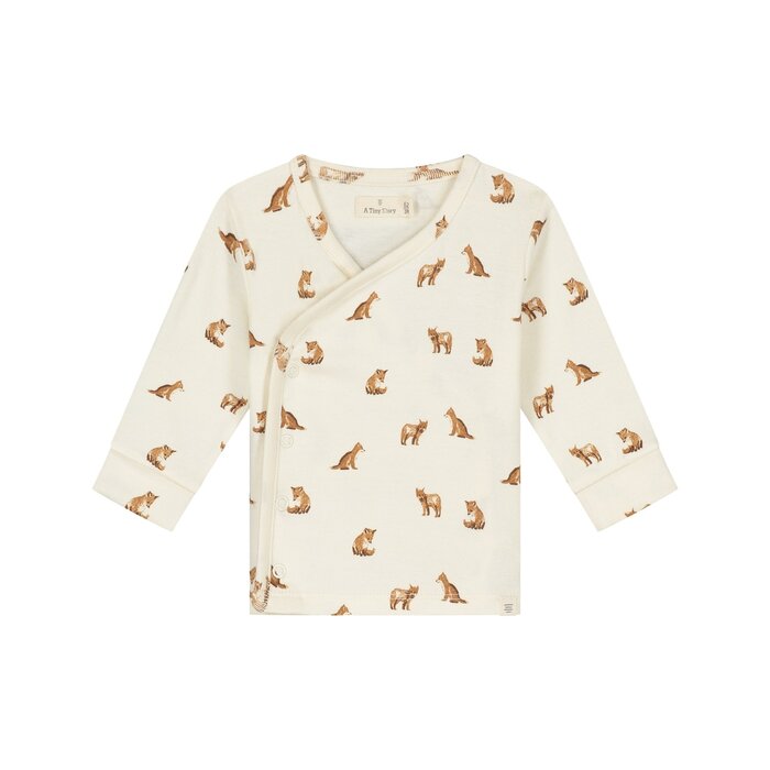 A Tiny Story baby t-shirt long sleeve Ivory