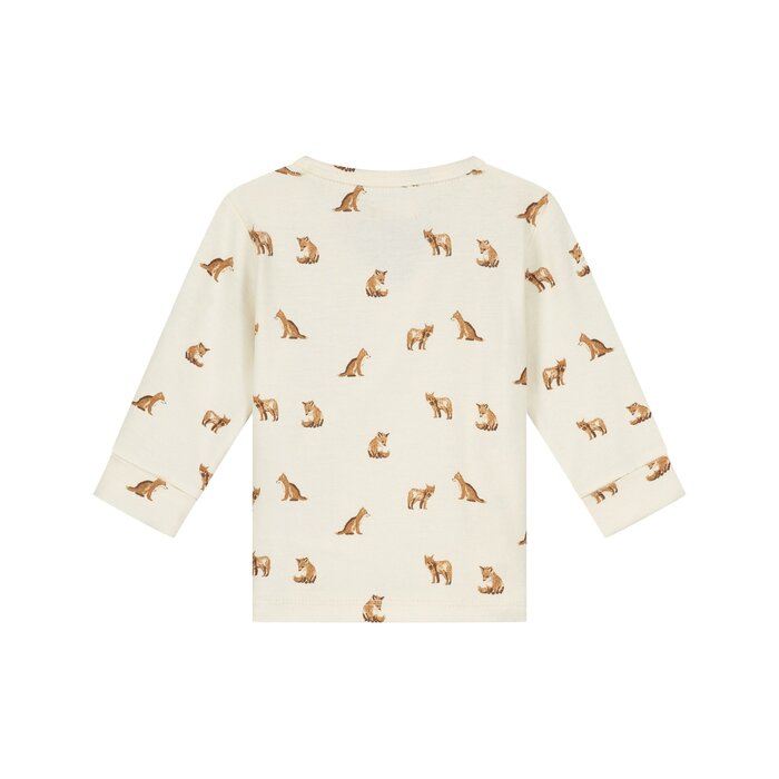 A Tiny Story baby t-shirt long sleeve Ivory